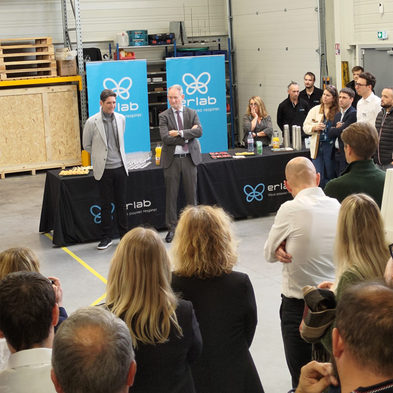 Erlab inaugurates the extension of its production site in Nantes. - Erlab